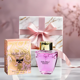 100 ml Eau de Parfum "Hello Miss! Elégance" Virágos - Gyümölcsös Illat Nőknek