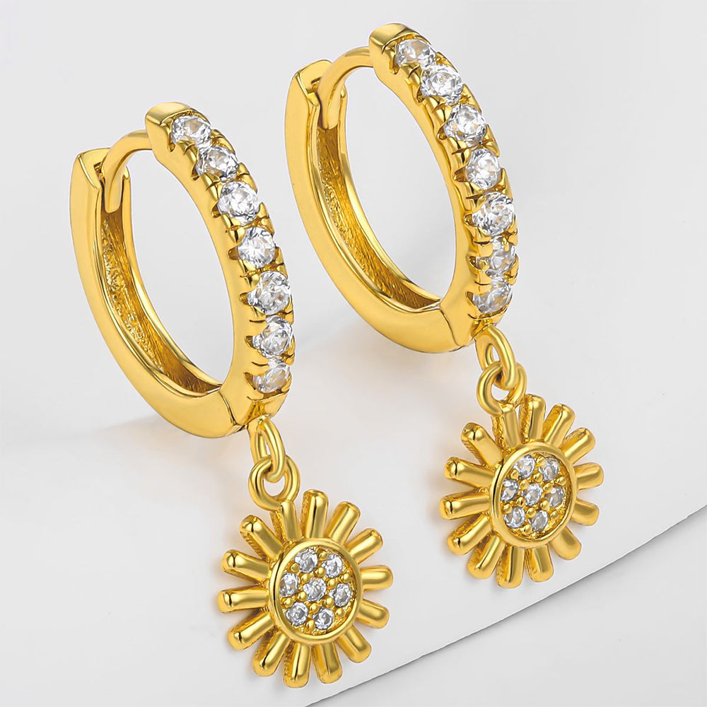 Arany tónusú Emporia Ötvözetű Fülbevaló