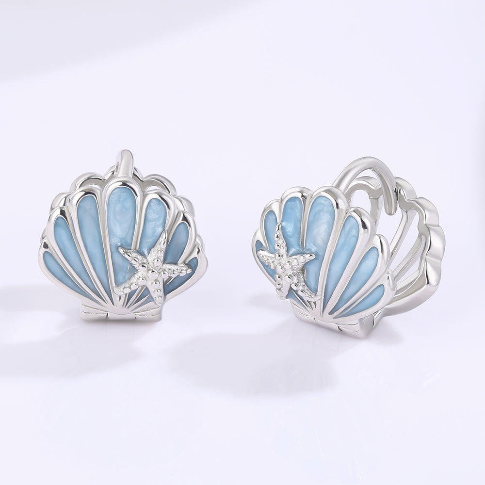 Arany tónusú Emporia Ötvözetű Fülbevaló Kék Emporia® Kristállyal