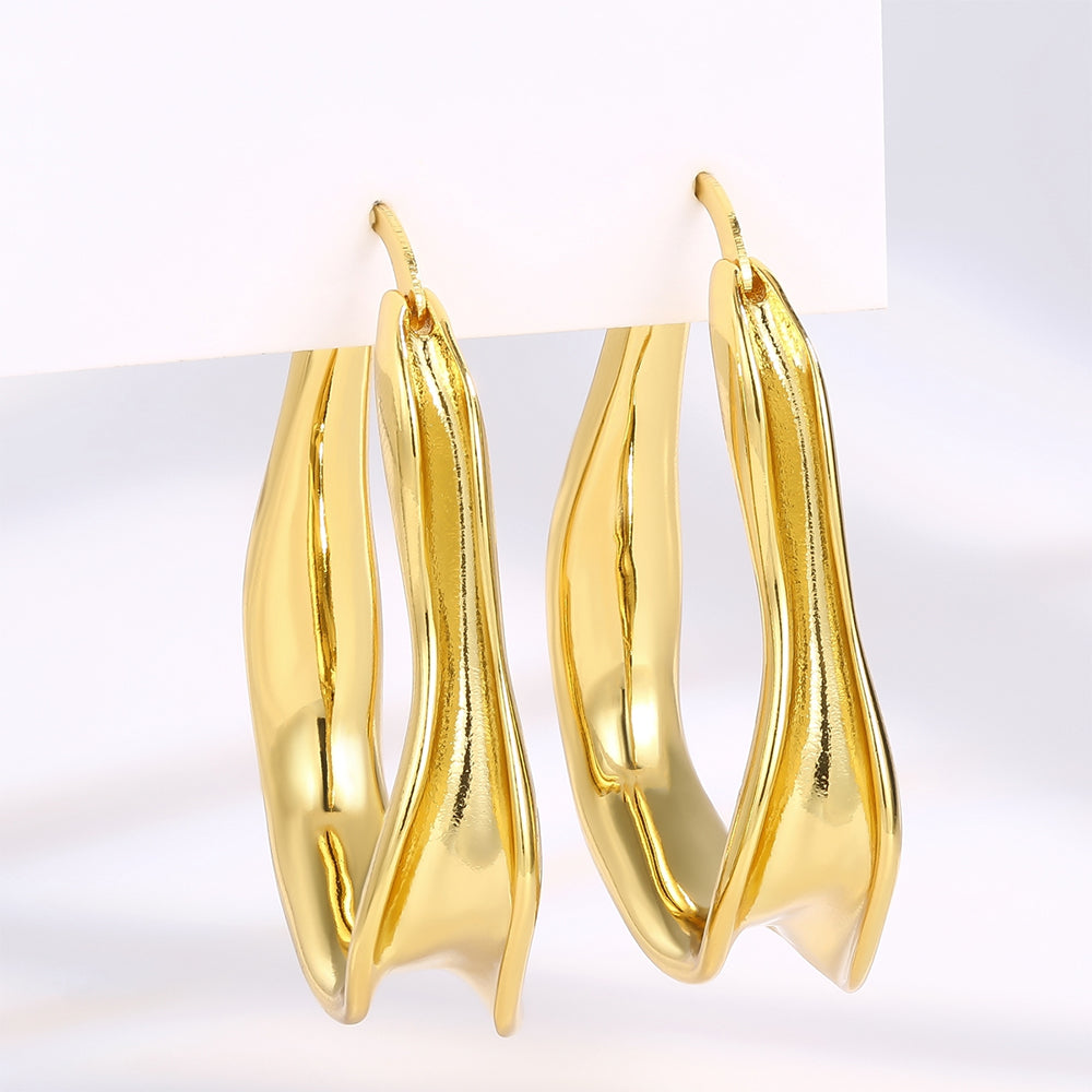 Arany tónusú Emporia Ötvözetű Fülbevaló