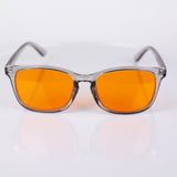 EMPORIA bluelight blocking glasses, orange lens, transparent frame