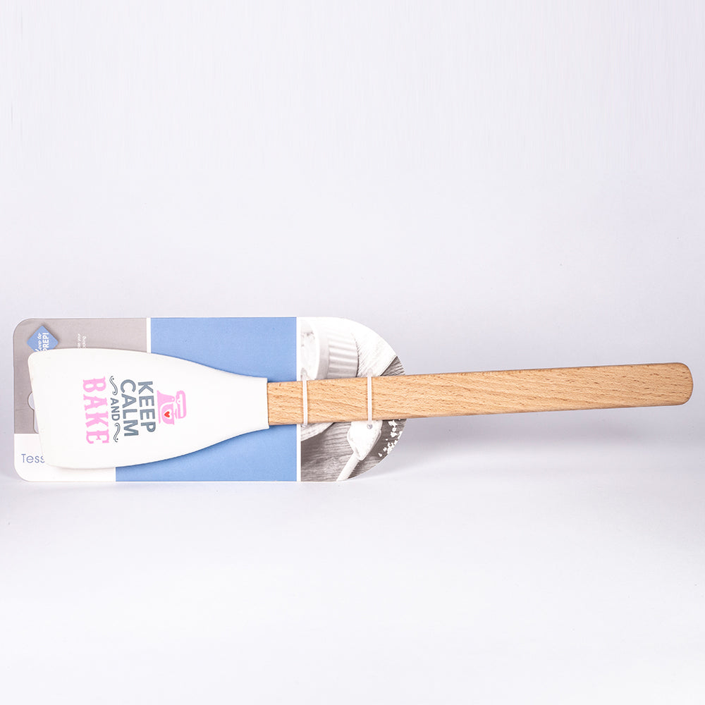 "Keep Calm and Bake" spatula fa nyéllel