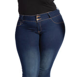 MyFit Jeans Leggings – Minden testalkatra passzoló farmerhatású leggings (EU méret: 44-50)
