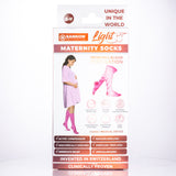 SANKOM PATENT MATERNITY LIGHT SOCKS PINK COLOR, ANTIBACTERIAL (with outerpackages); L/XL (42-47)