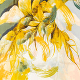 Liliomok Varázsa Sál, 85 X 180 Cm, Zöld, 100% Vegán Selyem