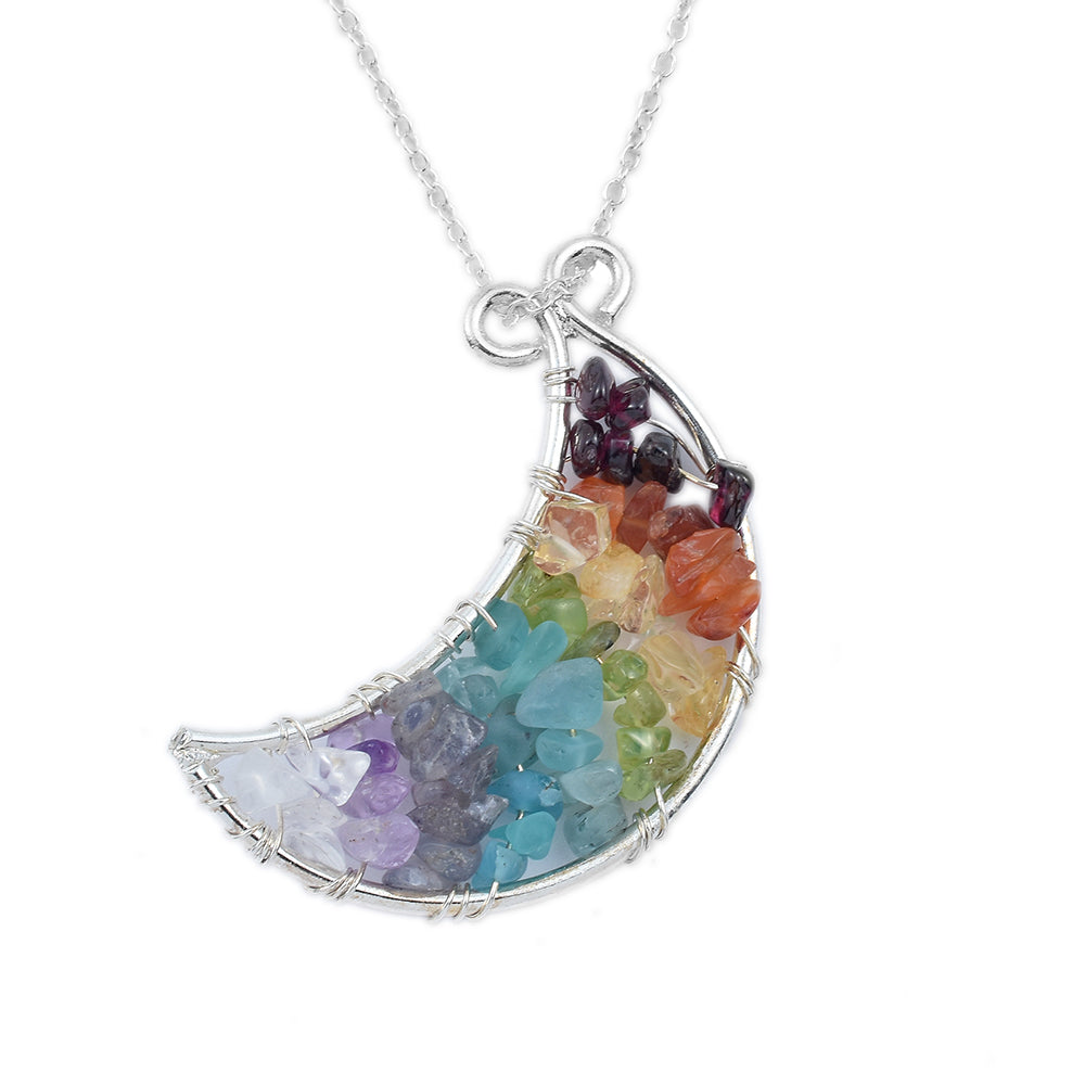 Arany tónusú Emporia Ötvözetű Nyaklánc Vörös Gránáttal és Karneollal