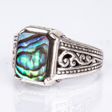 Ezüst Gyűrű Abalone Kagylóval