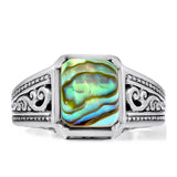Ezüst Gyűrű Abalone Kagylóval