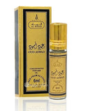 OUD ASWAD 6 ml perfume oil (TOP: PINK GRAPEFRUIT, CLARY SAGE, CARDAMOM; MIDDLE: RED GINGER, ORRIS, PATCHOULI; BASE: AGARWOOD, BLACK MUSK, AMBERGRIS, LABDAMUM, TONKA BEAN)