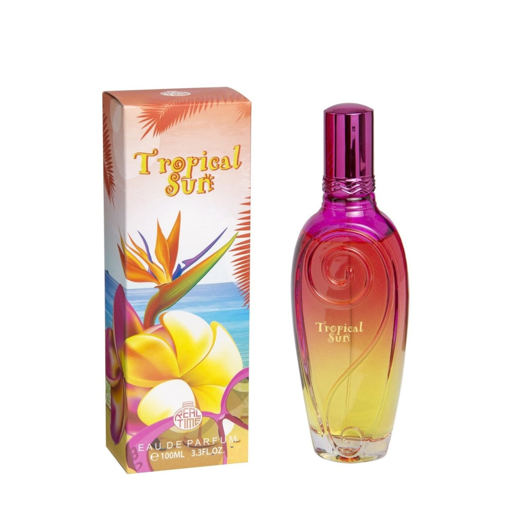 100 ml Eau de Perfume "TROPICAL SUN"  Gyümölcsös Pézsma Illat Nőknek, 3% illatolaj tartalommal