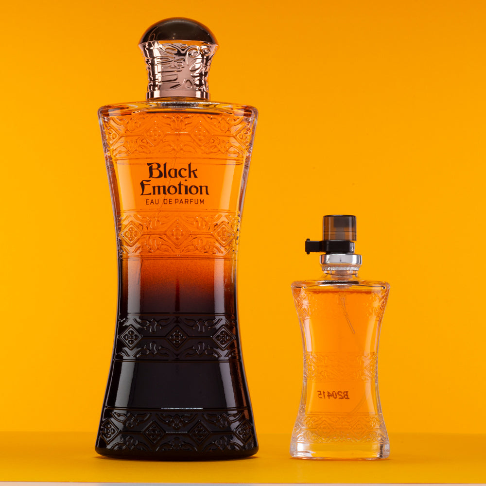100 ml + 15 ml Eau de Perfume "BLACK EMOTION" Keleti - Vaníliás Illat Nőknek