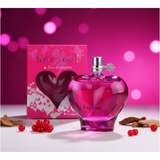 100 ml Eau de Parfum  "Love You Pink" Gyümölcsös - Citrusos Illat Nőknek