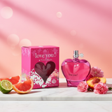 100 ml Eau de Parfum  "Love You Pink" Gyümölcsös - Citrusos Illat Nőknek