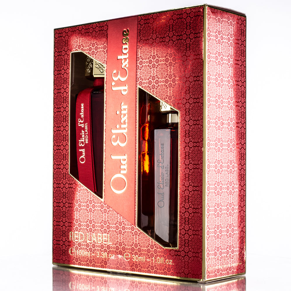 Linn Young EDP 100ml + 30ml "Oud Elixir Red" - Borostyános, virágos illat