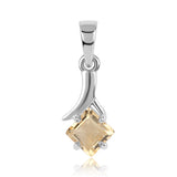 Ezüst Medál "AA" Osztályú Brazíliai Citrinnel