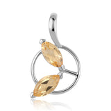 Ezüst Medál "AA" Osztályú Brazíliai Citrinnel