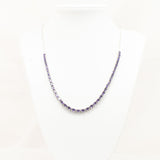 Ezüst Nyaklánc Marokkói Ametiszttel