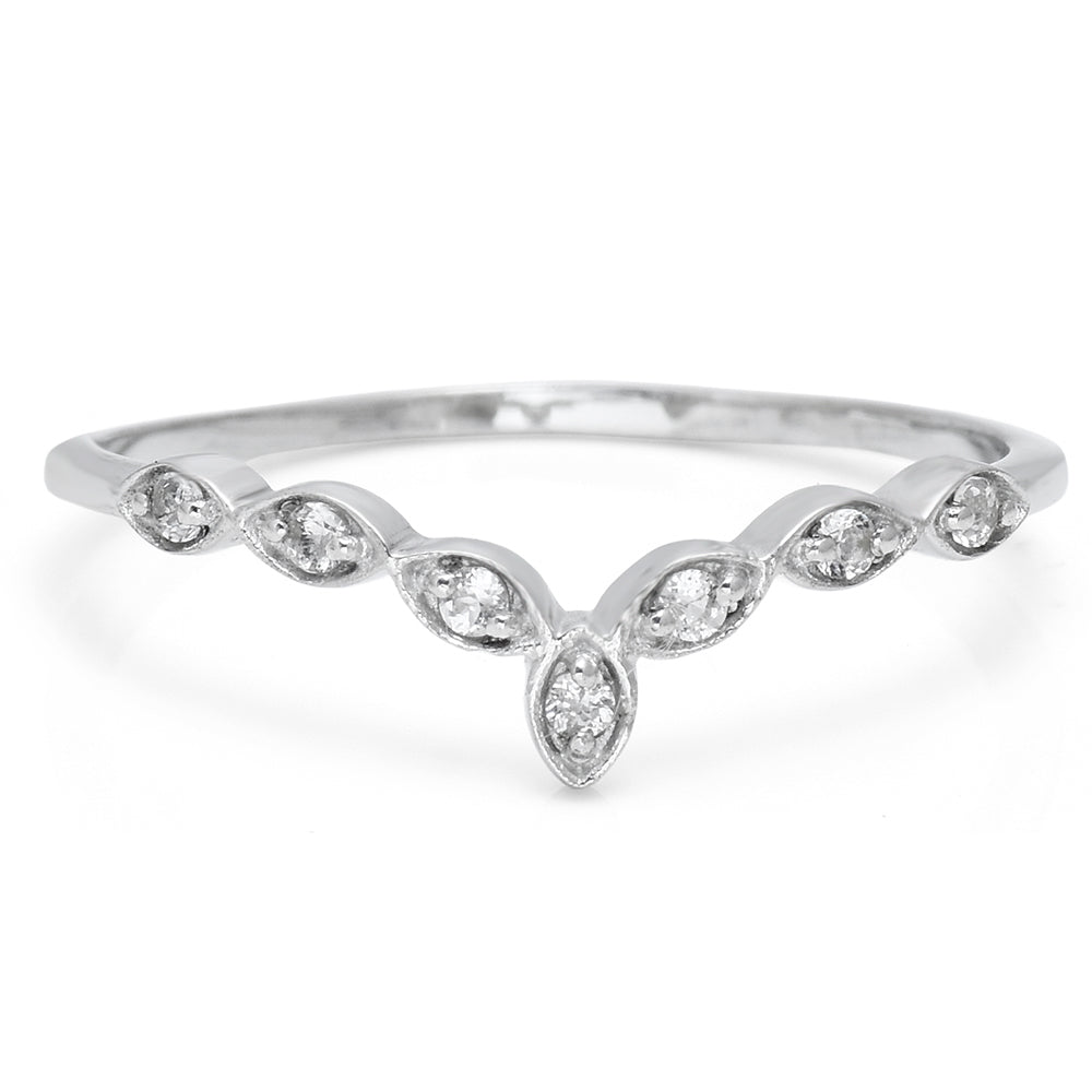 Ezüst Szett Marokkói Ametiszttel és Fehér Topázzal ( Gyűrű )