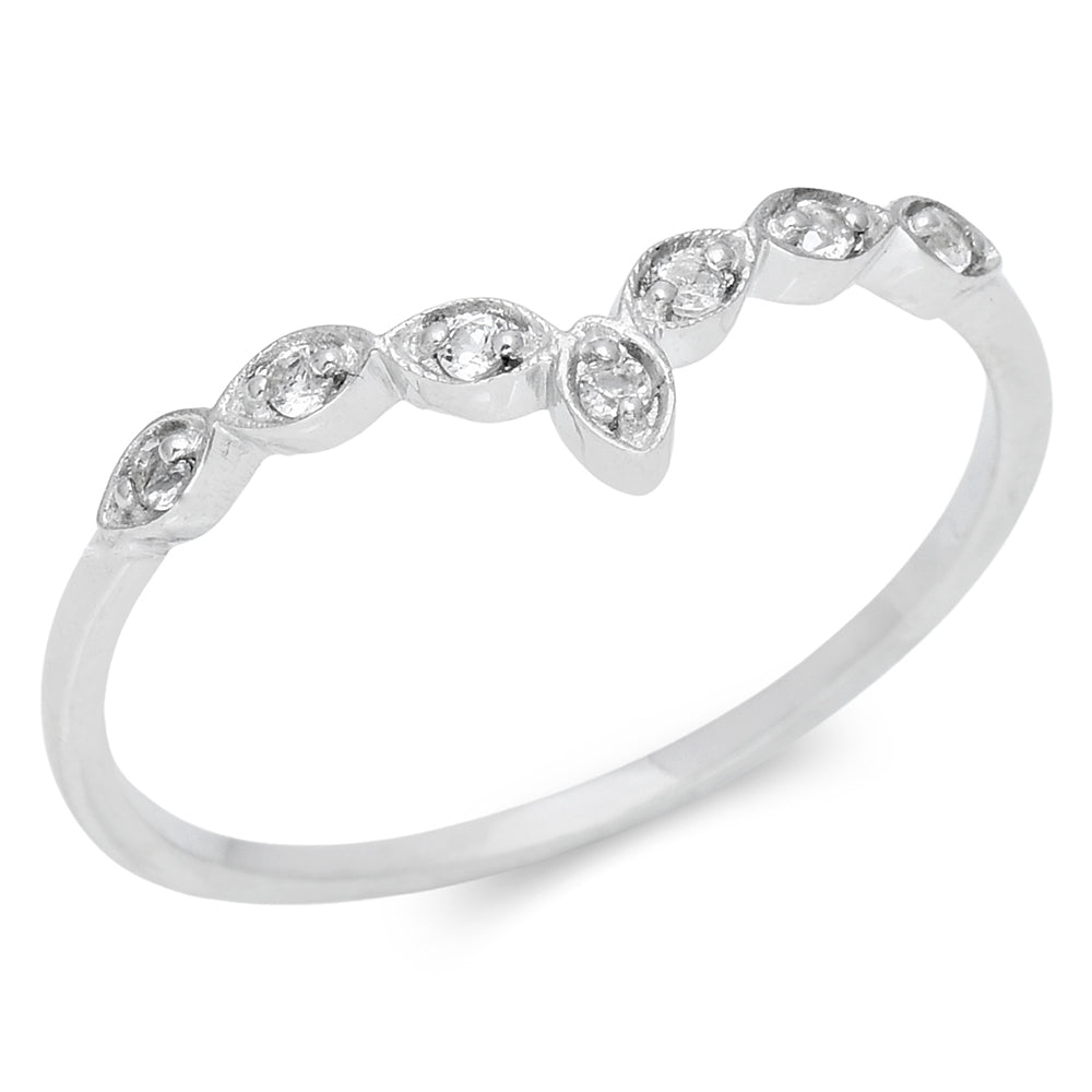 Ezüst Szett Marokkói Ametiszttel és Fehér Topázzal ( Gyűrű )