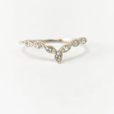 Ezüst Szett Marokkói Ametiszttel és Fehér Topázzal ( Gyűrű )