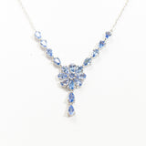 Ezüst Nyaklánc "AAA" Osztályú Tanzanittal
