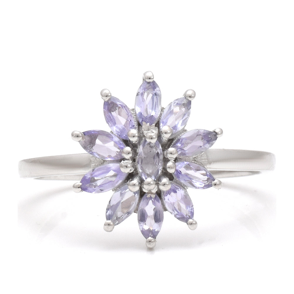 Ezüst Gyűrű "AAA" Osztályú Tanzanittal