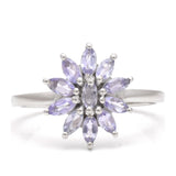 Ezüst Gyűrű "AAA" Osztályú Tanzanittal