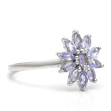 Ezüst Gyűrű "AAA" Osztályú Tanzanittal