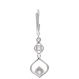 Ezüst Fülbevaló "AAA" Osztályú Tanzanittal