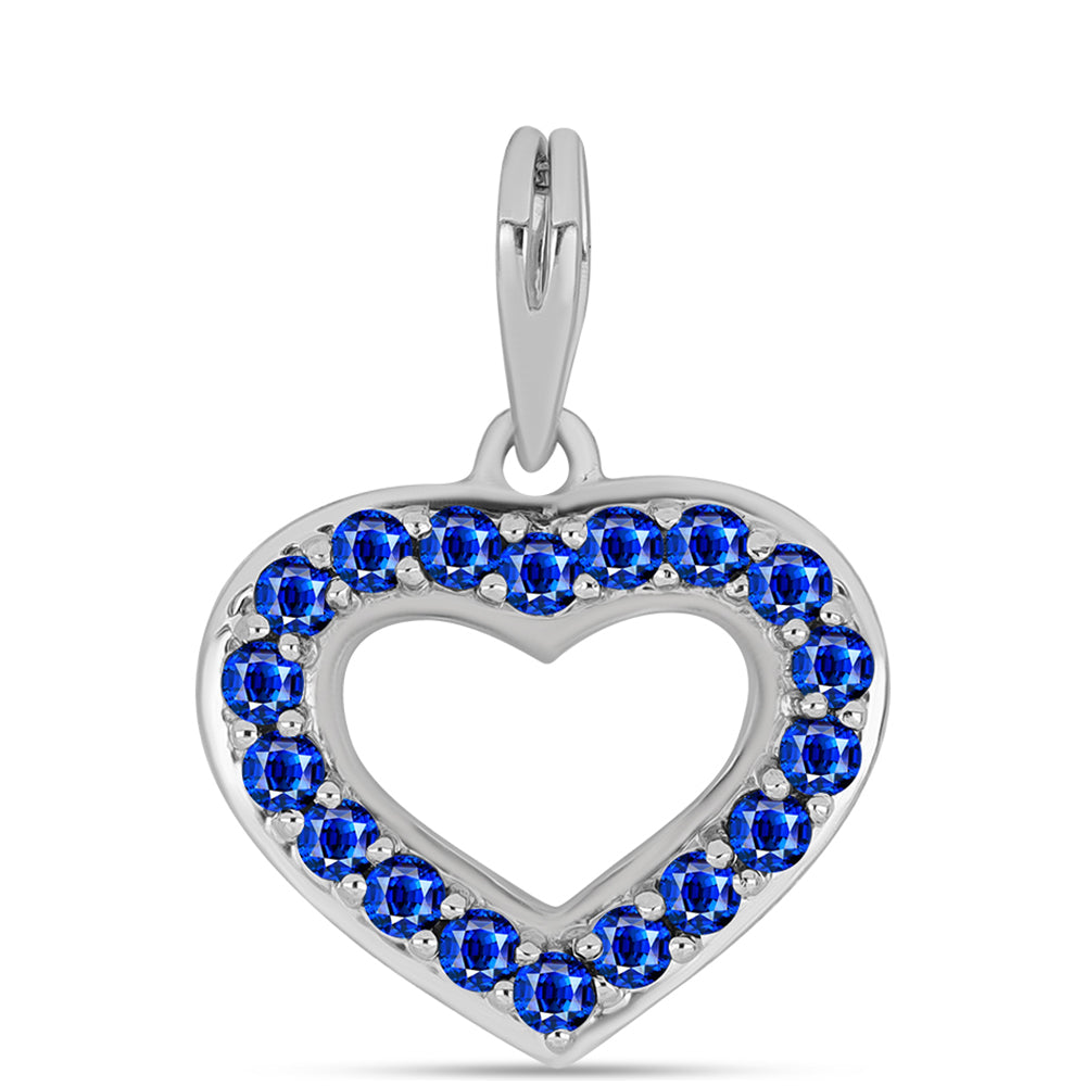 Ezüst Medál Ausztrál Kék Zafírral