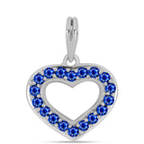 Ezüst Medál Ausztrál Kék Zafírral