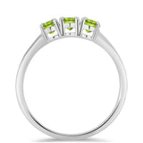 Ezüst Gyűrű Changbai Peridottal