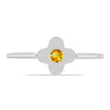 Ezüst Szett Ural Citrinnel ( Fülbevaló+Gyűrű )