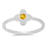 Ezüst Szett Ural Citrinnel ( Fülbevaló+Gyűrű )