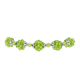 Ezüst Karkötő Changbai Peridottal