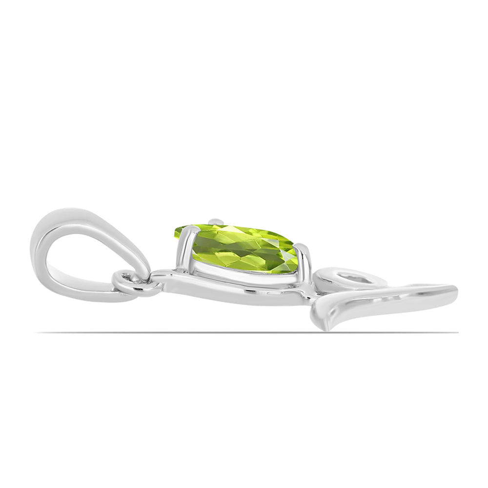 Ezüst Medál Changbai Peridottal