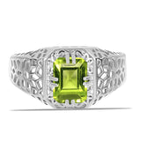 Ezüst Gyűrű Changbai Peridottal