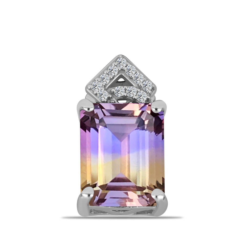 Ezüst Medál Anahi Ametrinnel és Fehér Topázzal