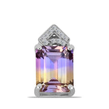 Ezüst Medál Anahi Ametrinnel és Fehér Topázzal