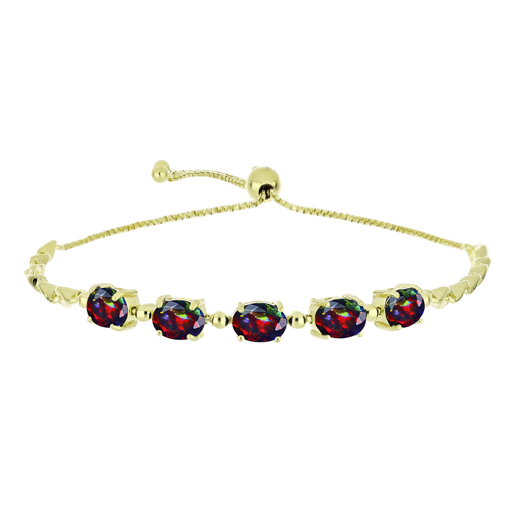 Arannyal Bevont Ezüst Karkötő Lega Dembi Éjfekete Etiópiai Opállal