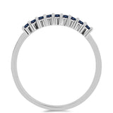 Ezüst Gyűrű "Császár Lila" Moissanite-tel