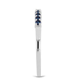 Ezüst Gyűrű "Császár Lila" Moissanite-tel