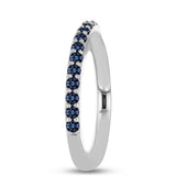 Ezüst Gyűrű "Császár Lila" Moissanite-tel