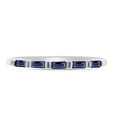Ezüst Gyűrű "Császár Lila" Moissanite-tel