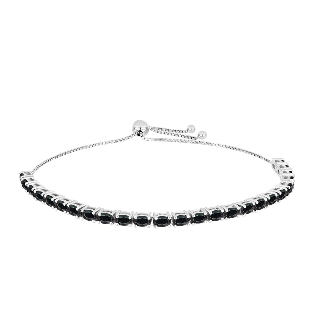 Ezüst Karkötő Obszidiánnal