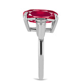 Ezüst Gyűrű Madagaszkári Rubinnal
