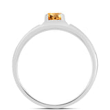 Ezüst Gyűrű "Császársárga" Topázzal