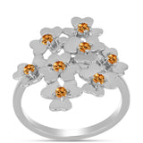 Ezüst Gyűrű "Császársárga" Topázzal