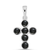 Kereszt Ezüst Medál Picasso Jáspissal