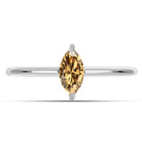 Ezüst Gyűrű Pezsgő Moissanite-tal
